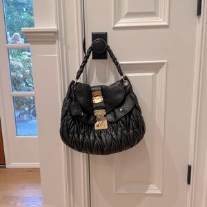 Miu Miu Black Shoulder Bag